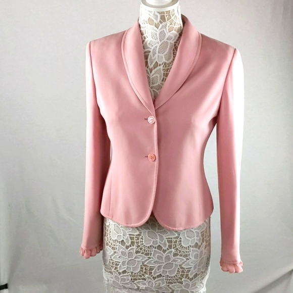 Casual Corner Jackets & Blazers - Casual Corner Mauve Button Down Blazer Size 4